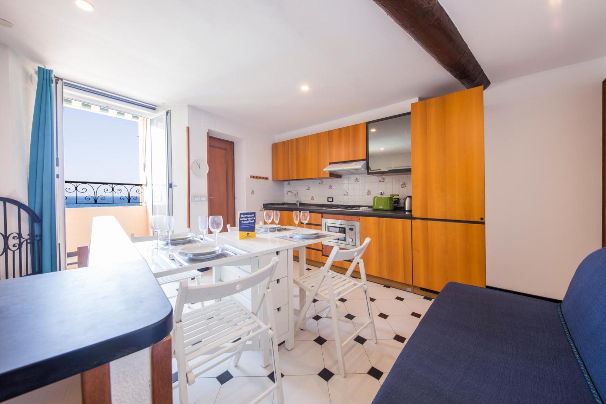Casaviva Family Beachfront House In Camogli Ngoại thất bức ảnh
